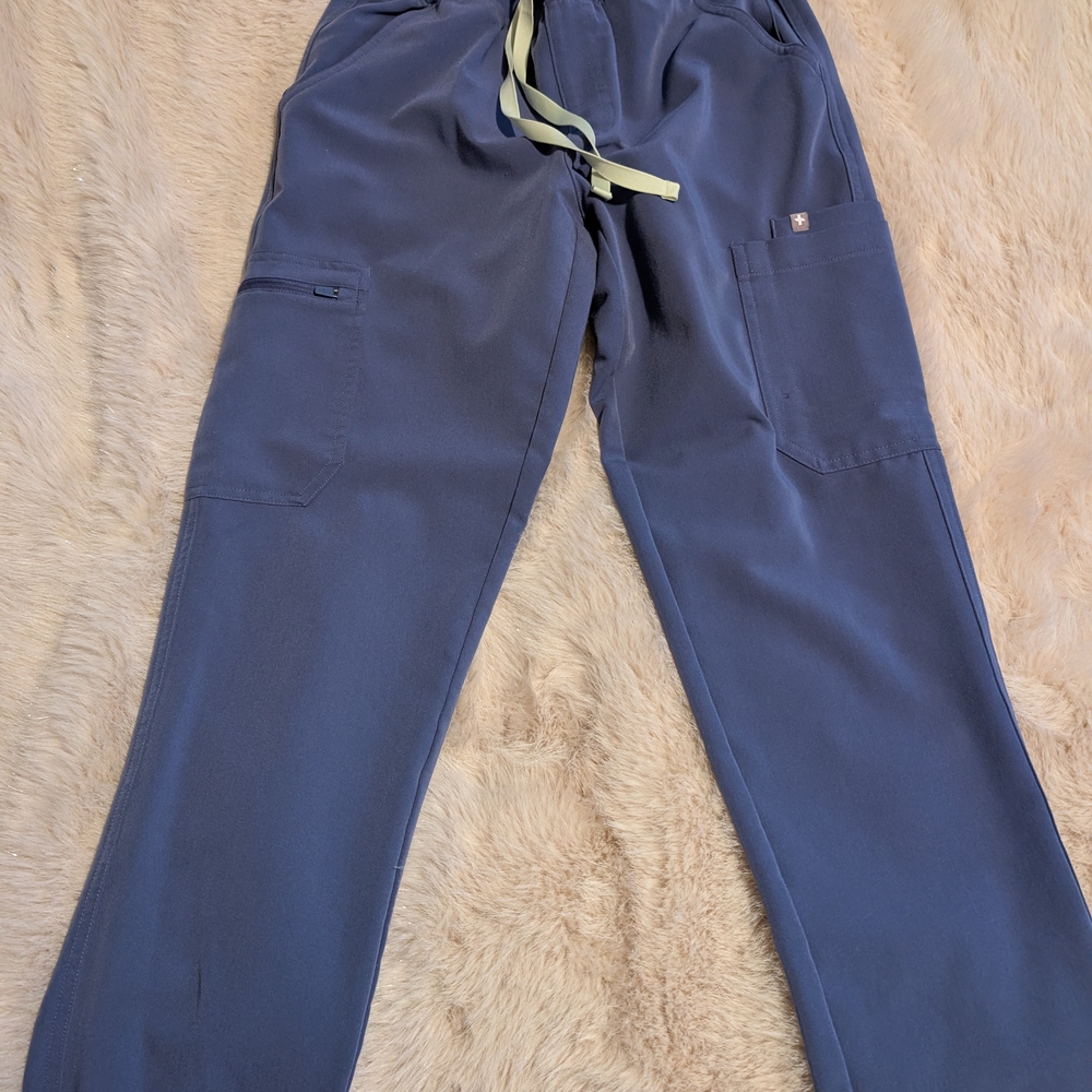 Figs Women's Blue/Purple High Waisted Yola Pants